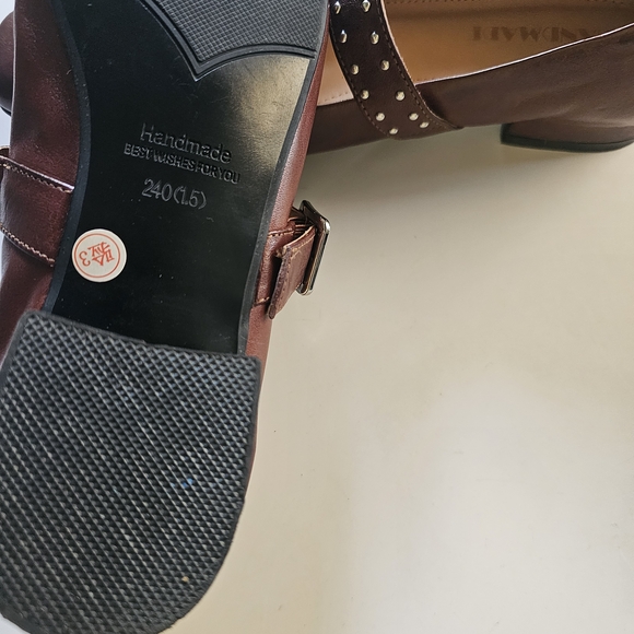 Mary Jane Shoes Women's Size 7.5-8 Chestnut Color. - Picture 5 of 13